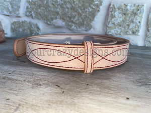 Natural Colored Roughout Belts